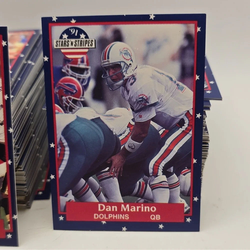 Fleer 1991 Stars 'n Stripes NFL Football Trading Card Lot 225+ Cards